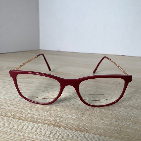 Ray-Ban RB7244 8099 Red Cherry Eyeglasses Frames Only 51-18-140 Excellent Cond!